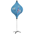 Lantern Banner with Light Weight Cross Base custom branded with your logo by Print Fast Express
