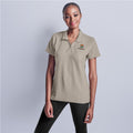 Ladies Basic Pique Golf Shirt custom branded with your logo by Print Fast Express