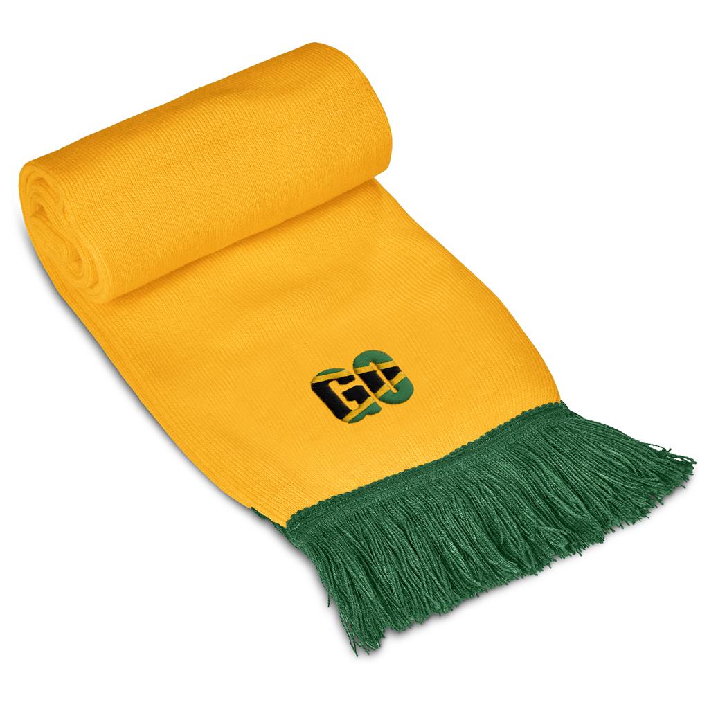 Fanflare Scarf custom branded with your logo by Print Fast Express