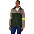 Site Premium Two-Tone Polycotton Jacket - Reflective Arms - Yellow Tape custom branded with your logo by Print Fast Express