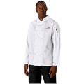 Unisex Long Sleeve Zest Chef Jacket custom branded with your logo by Print Fast Express