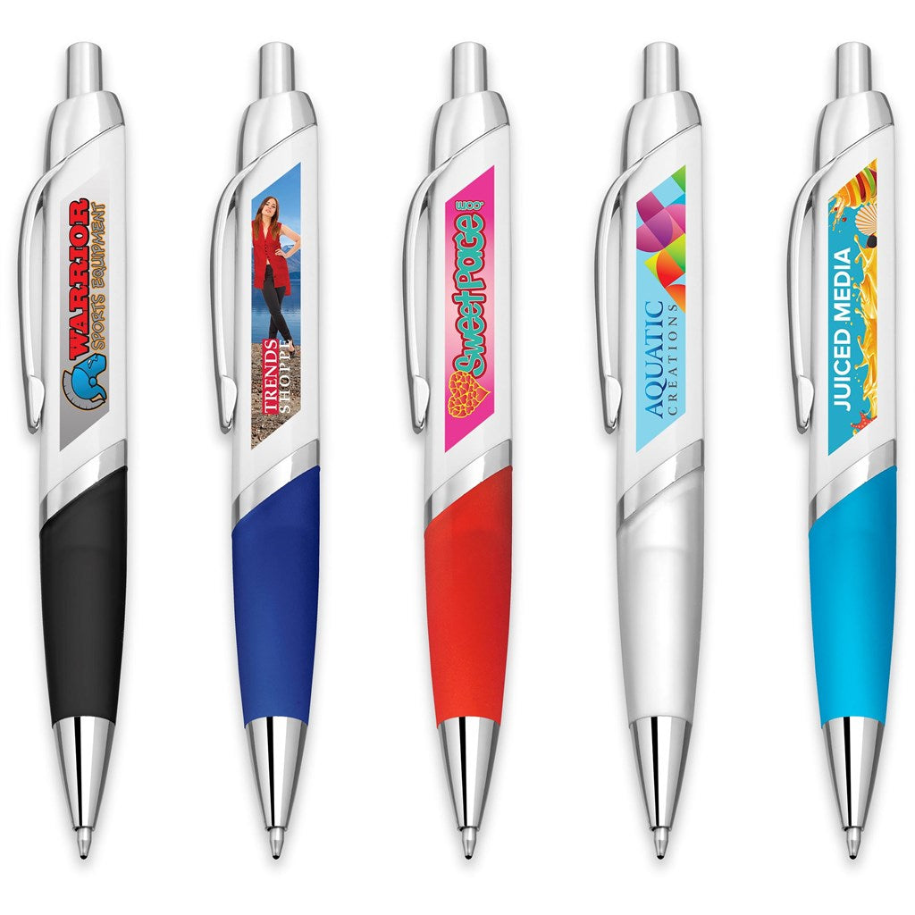 Altitude Energyblast Ball Pen custom branded with your logo by Print Fast Express