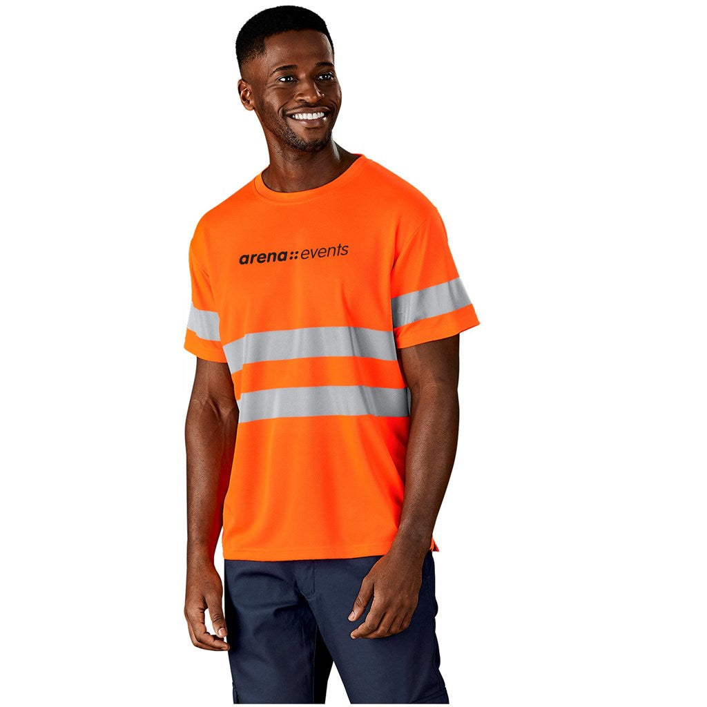 Construction Hi-Viz Reflective T-Shirt custom branded with your logo by Print Fast Express