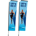 Legend 3m Telescopic Flying Banner (Set of 2) custom branded with your logo by Print Fast Express