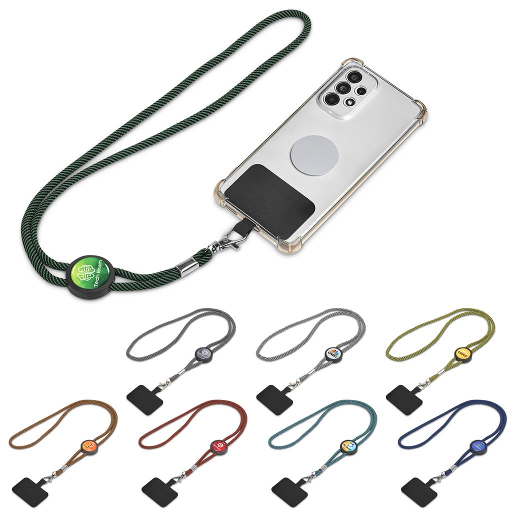 Altitude Twirl Phone Lanyard custom branded with your logo by Print Fast Express