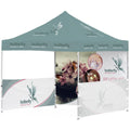 Ovation Sublimated Gazebo 3m X 3m - 2 Half-Wall Skins - 1 Full-Wall Skin custom branded with your logo by Print Fast Express