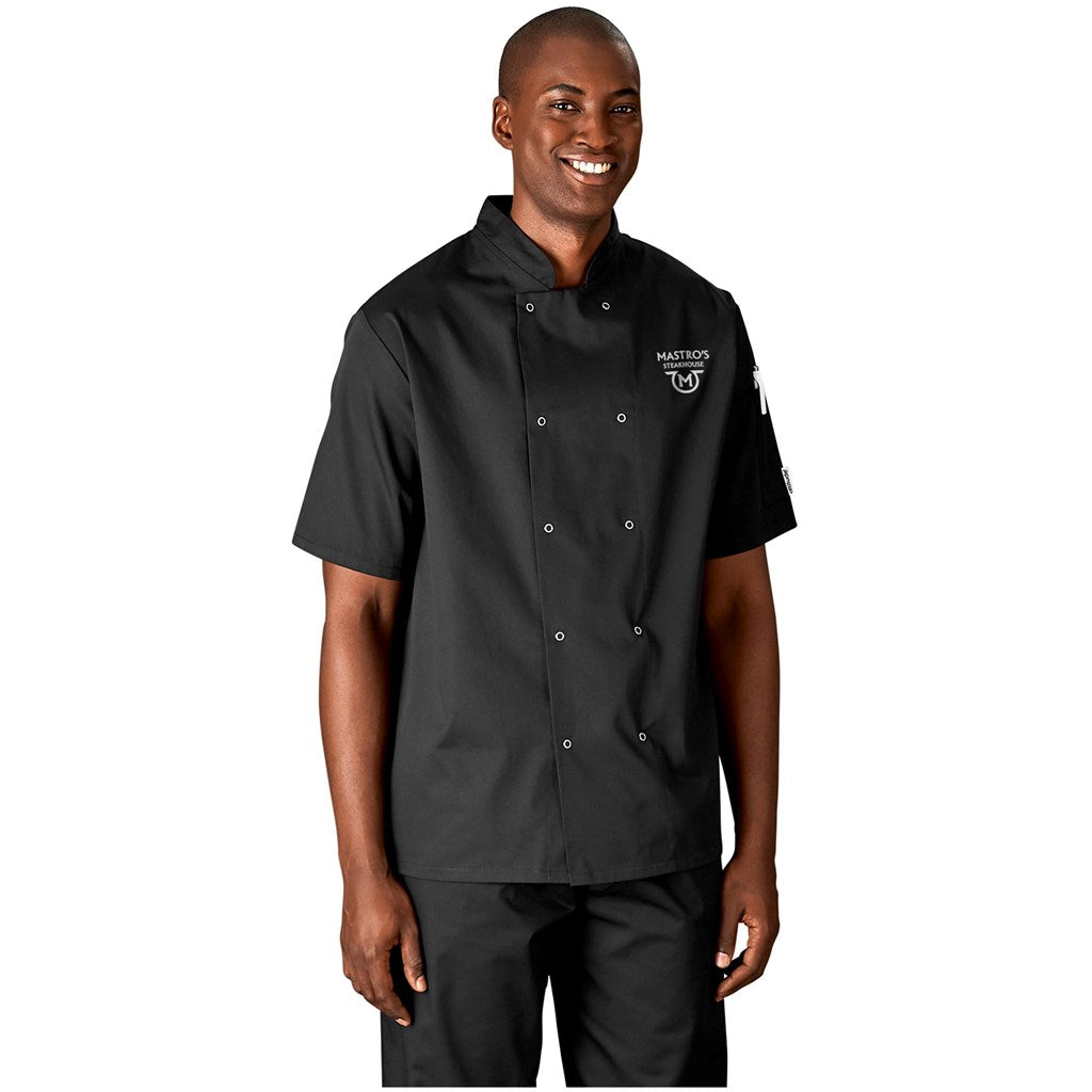 Unisex Short Sleeve Zest Chef Jacket custom branded with your logo by Print Fast Express