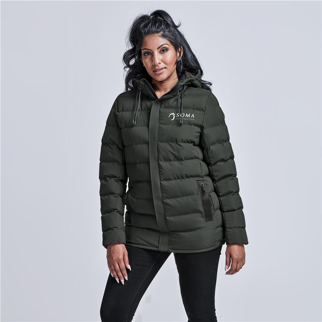 Ladies Montana Jacket custom branded with your logo by Print Fast Express