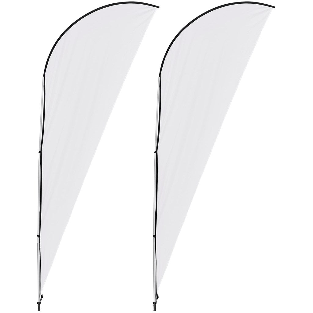 Legend 2m Sharkfin Flying Banner (Set of 2) - Print Fast Express