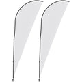 Legend 4m Sharkfin Flying Banner (Set of 2) custom branded with your logo