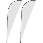 Legend 4m Sharkfin Flying Banner (Set of 2) custom branded with your logo