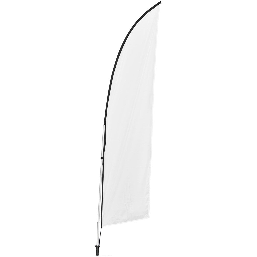 Legend 2M Sublimated Arcfin Double-Sided Flying Banner - 1 complete unit — Print Fast Express