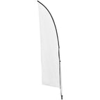 Legend 2M Sublimated Arcfin Double-Sided Flying Banner - 1 complete unit - Print Fast Express