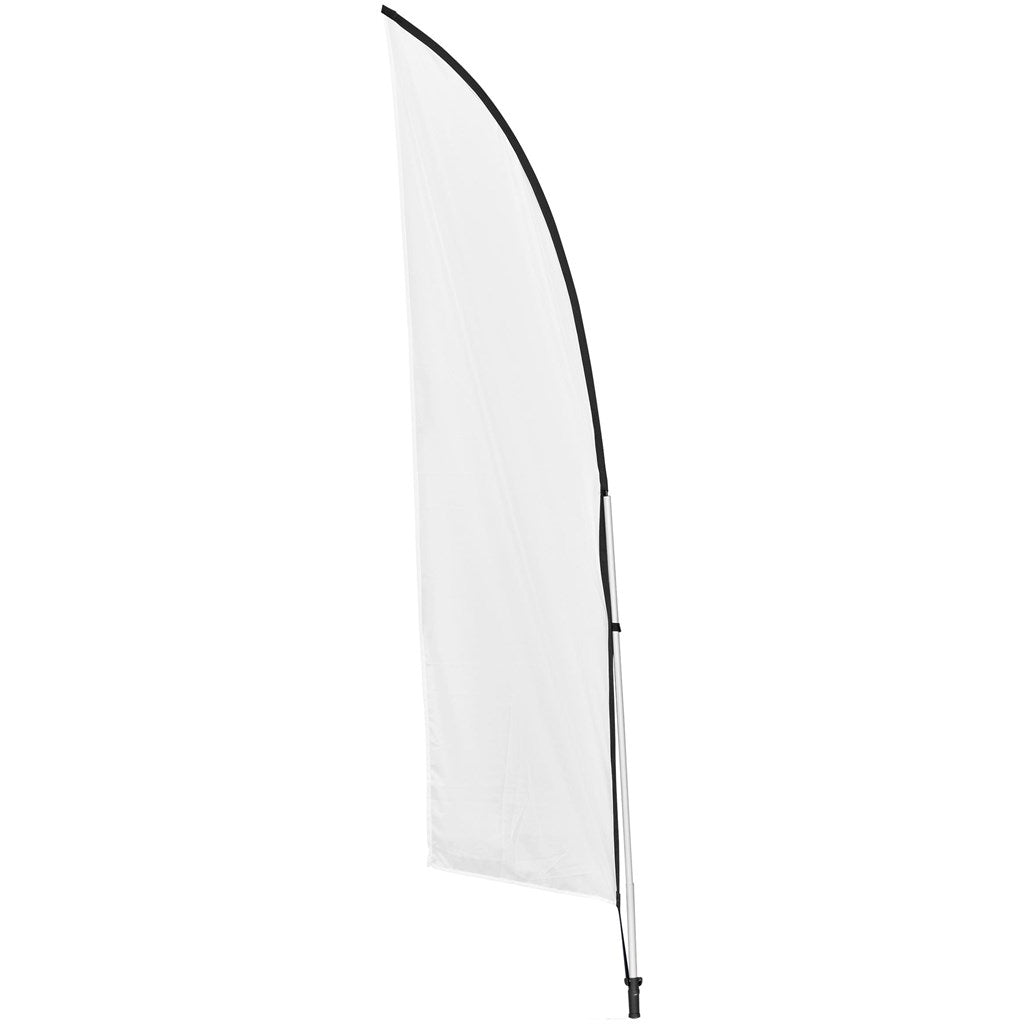 Legend 2M Sublimated Arcfin Double-Sided Flying Banner - 1 complete unit - Print Fast Express