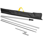 Legend 3M Sublimated Arcfin Double-Sided Flying Banner - 1 complete unit — Print Fast Express