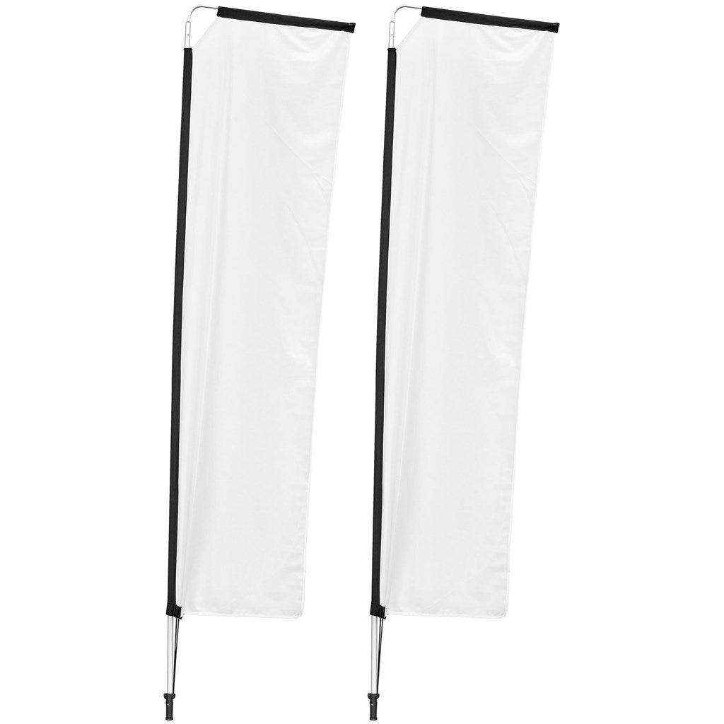 Legend 3m Telescopic Flying Banner (Set of 2) - Print Fast Express