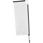 Legend 2M Sublimated Telescopic Double-Sided Flying Banner - 1 complete unit - Print Fast Express