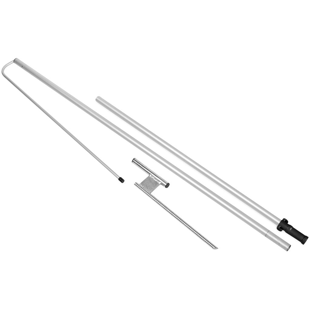 Legend 2M Sublimated Telescopic Double-Sided Flying Banner - 1 complete unit — Print Fast Express
