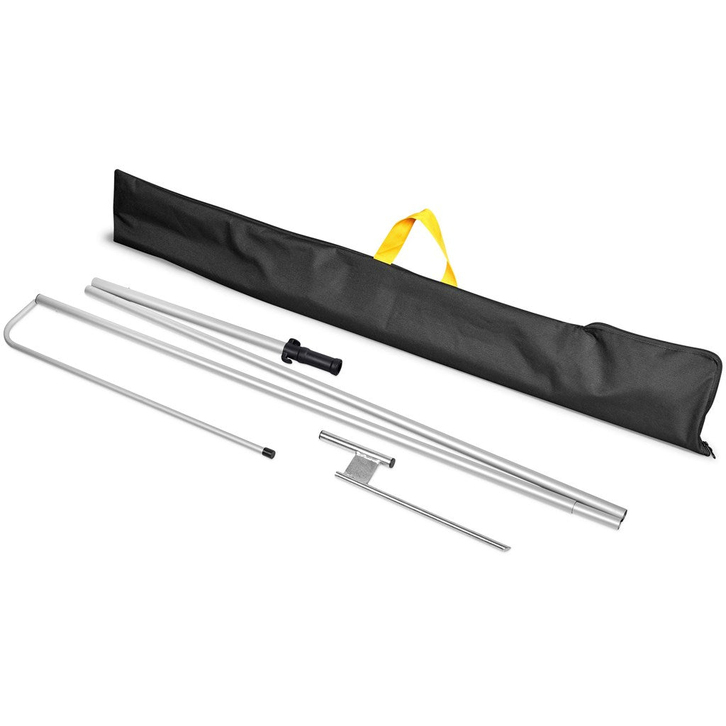 Legend 3M Sublimated Telescopic Double-Sided Flying Banner - 1 complete unit — Print Fast Express