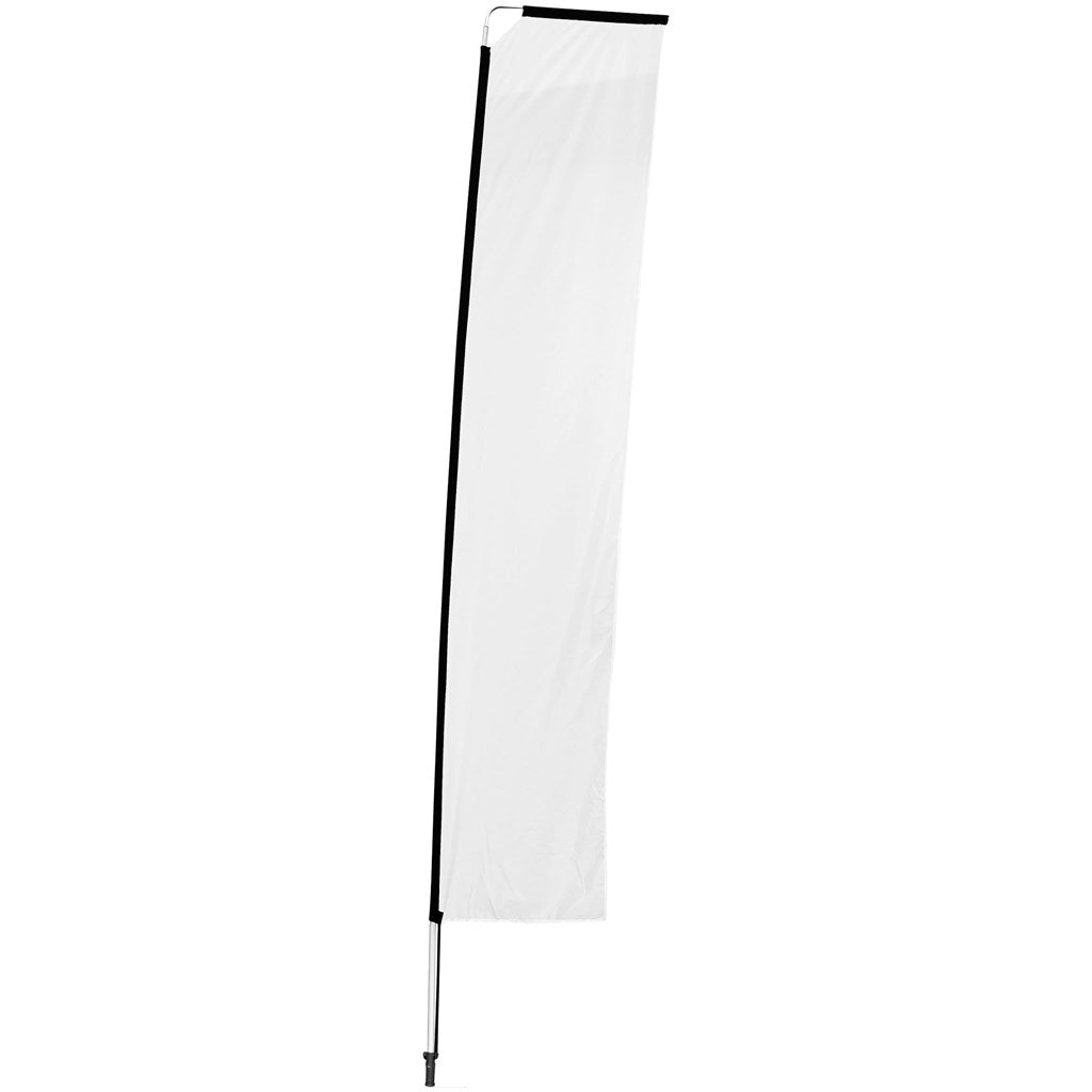 Legend 4M Sublimated Telescopic Double-Sided Flying Banner - 1 complete unit — Print Fast Express