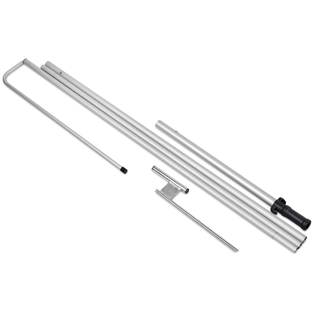 Legend 4M Sublimated Telescopic Double-Sided Flying Banner - 1 complete unit — Print Fast Express