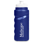 Altitude Slam Plastic Water Bottle - 500ml in Navy — Print Fast Express