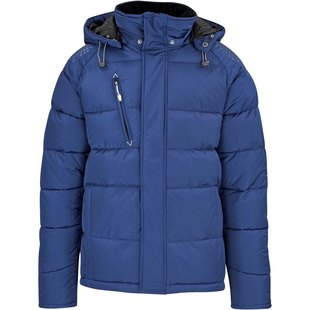 Mens Balkan Insulated Jacket in Blue — Print Fast Express