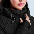 Ladies Balkan Insulated Jacket in Black - Print Fast Express