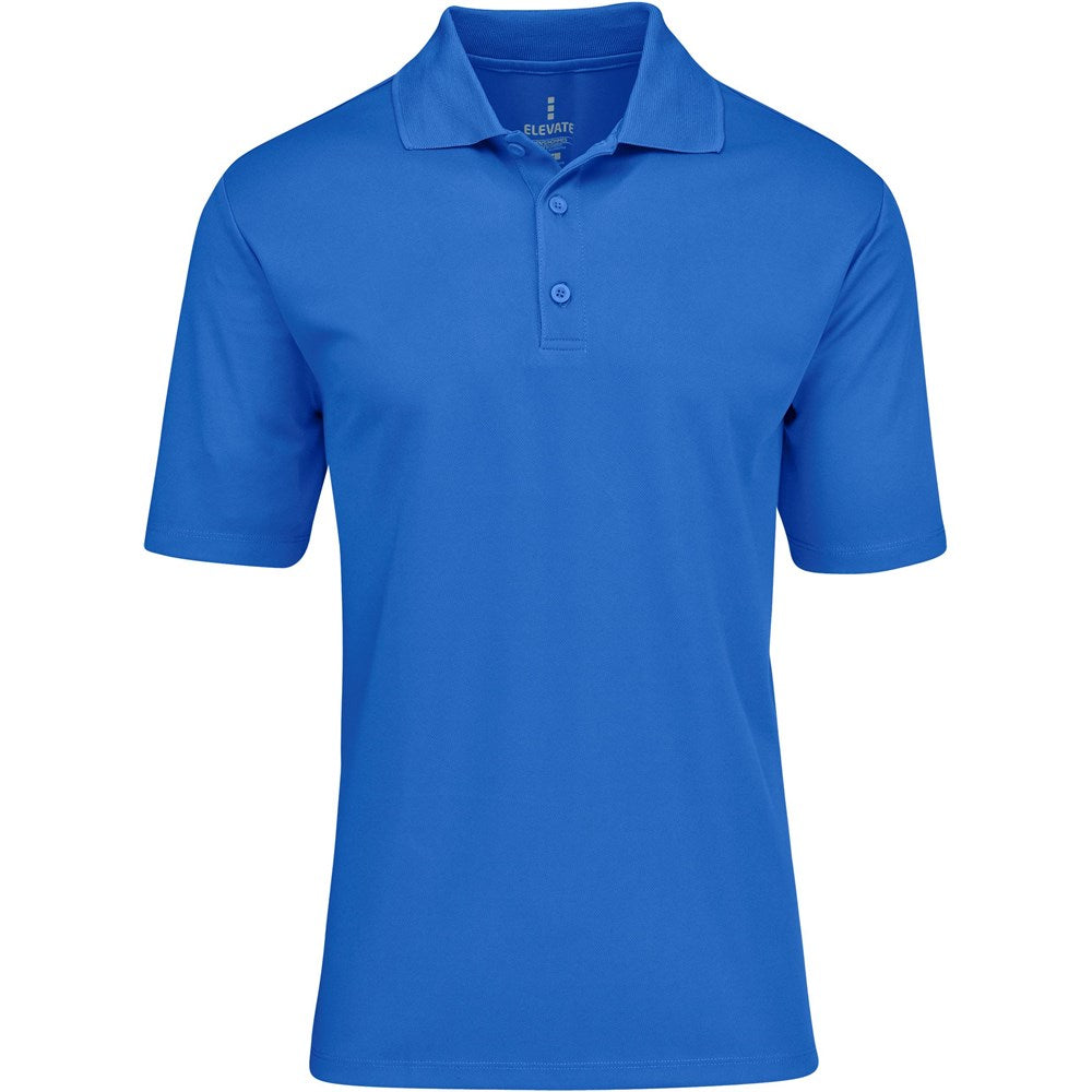 Mens Edge Golf Shirt in Blue — Print Fast Express