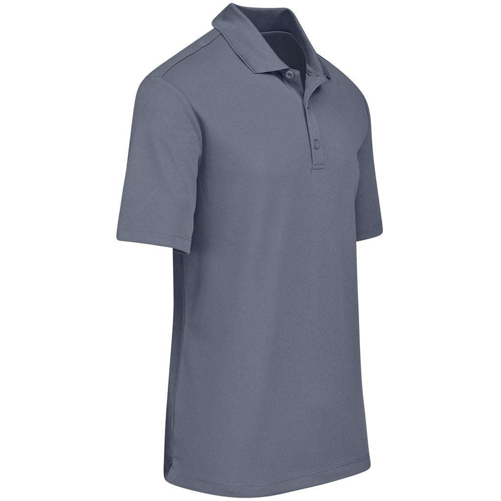 Mens Edge Golf Shirt in Grey - Print Fast Express