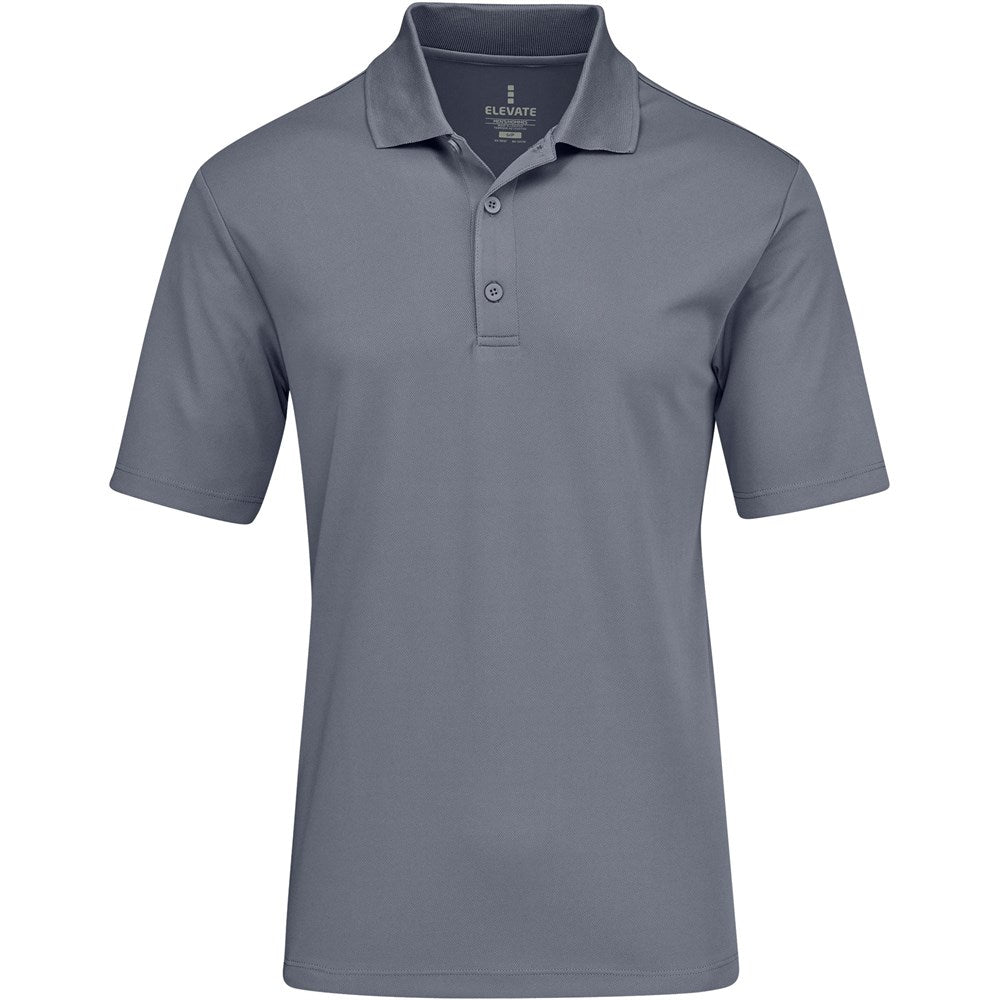 Mens Edge Golf Shirt in Grey — Print Fast Express