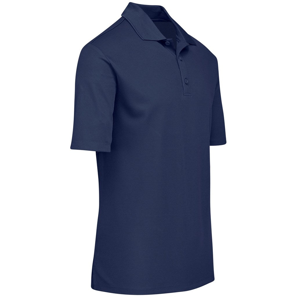 Mens Edge Golf Shirt in Navy - Print Fast Express