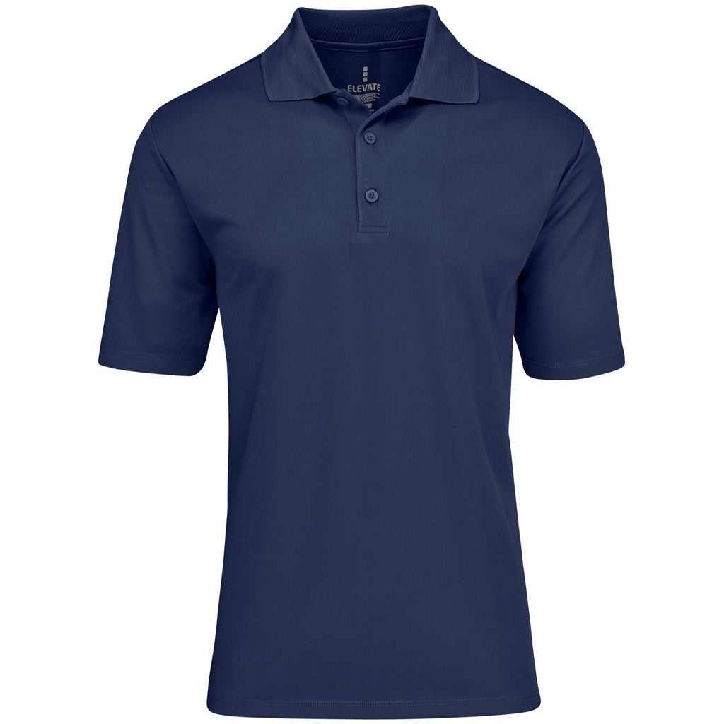 Mens Edge Golf Shirt in Navy — Print Fast Express