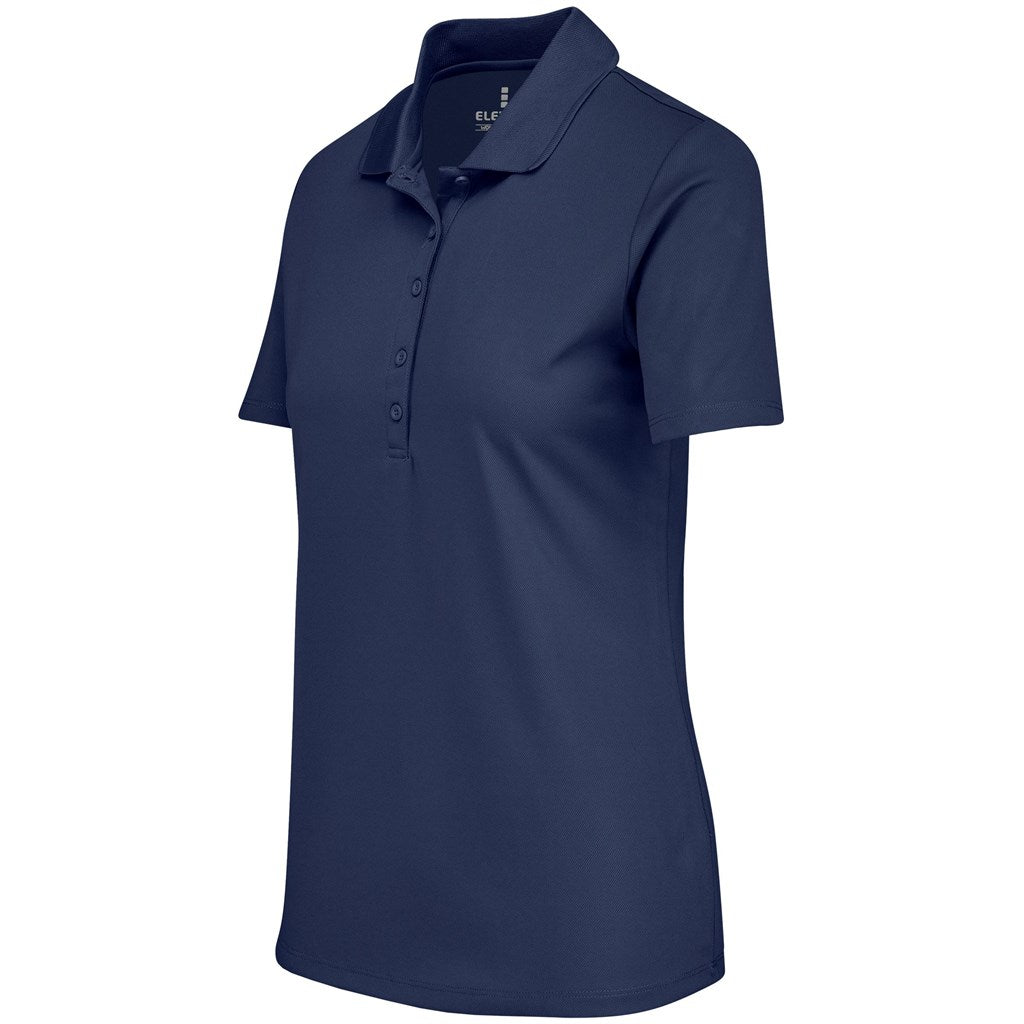 Ladies Edge Golf Shirt in Navy - Print Fast Express