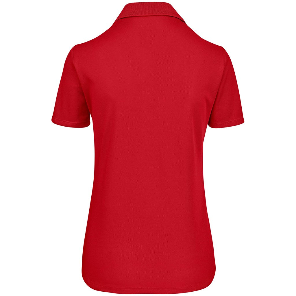 Ladies Edge Golf Shirt in Red - Print Fast Express