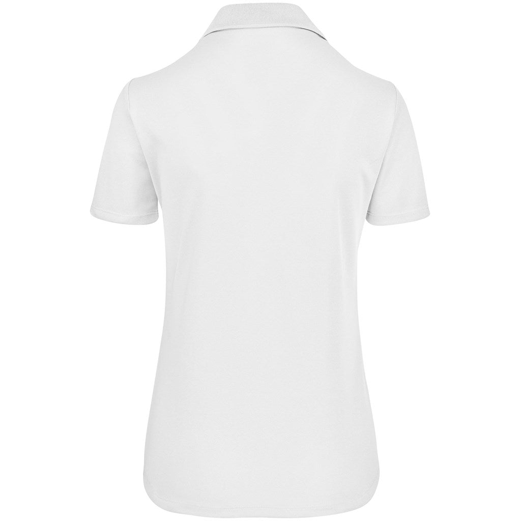 Ladies Edge Golf Shirt in White - Print Fast Express