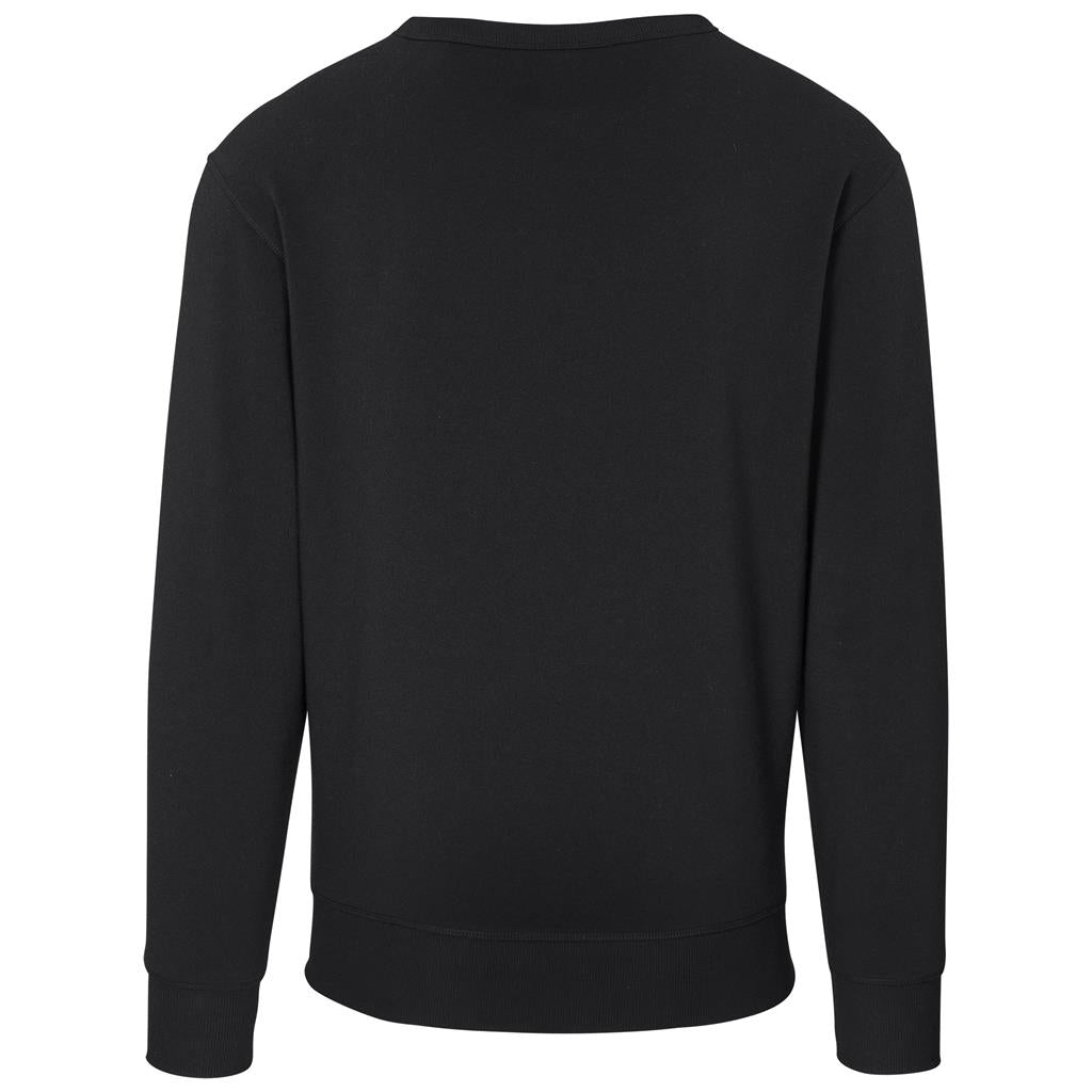 Mens Quinn Crew Neck Sweater in Black - Print Fast Express