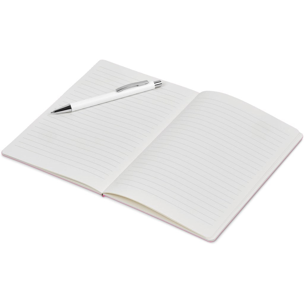 Altitude Mills Notebook & Pen Set in Pink - Print Fast Express