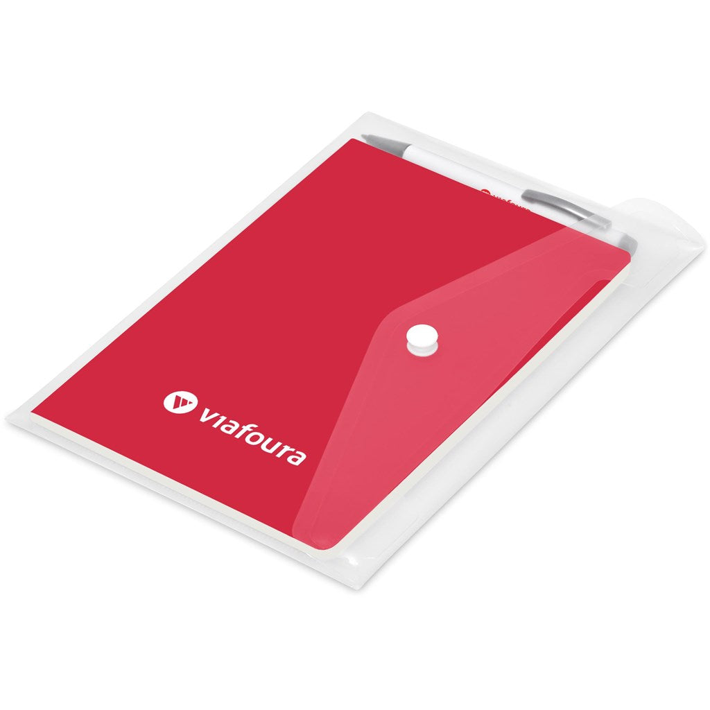 Altitude Mills Notebook & Pen Set in Red — Print Fast Express
