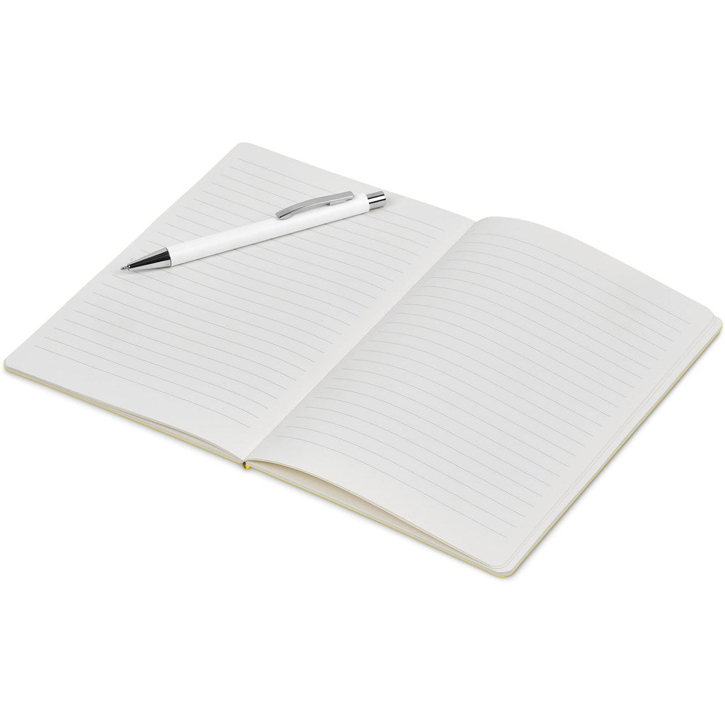 Altitude Mills Notebook & Pen Set in Yellow - Print Fast Express