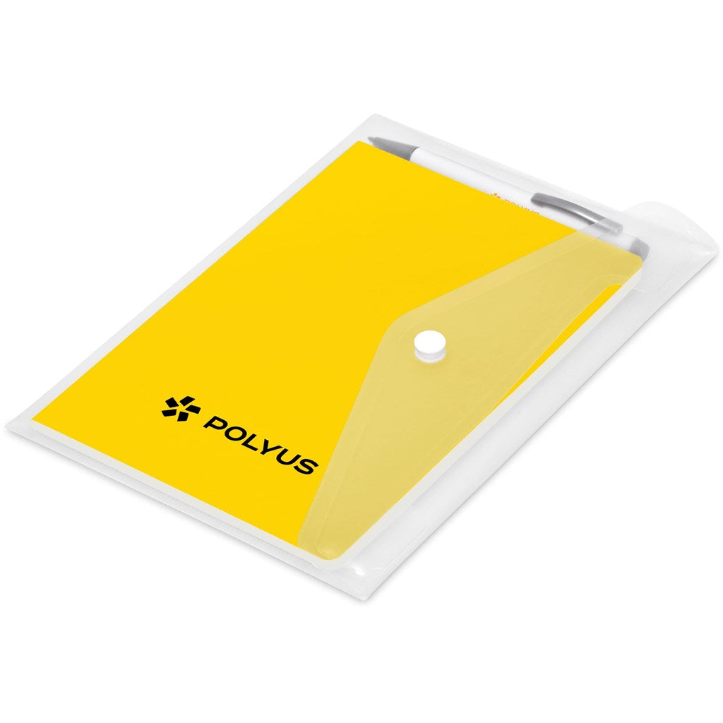 Altitude Mills Notebook & Pen Set in Yellow — Print Fast Express