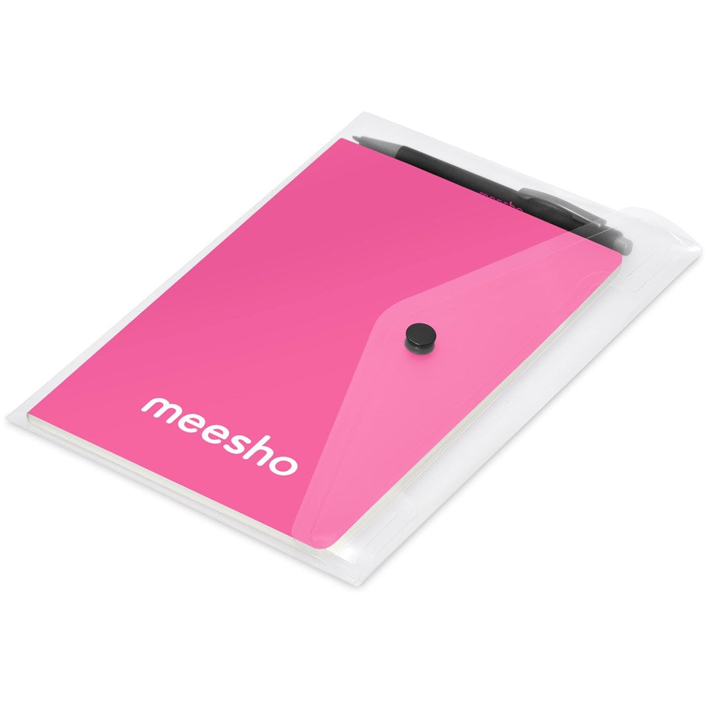 Altitude Yates Notebook & Pen Set in Pink — Print Fast Express
