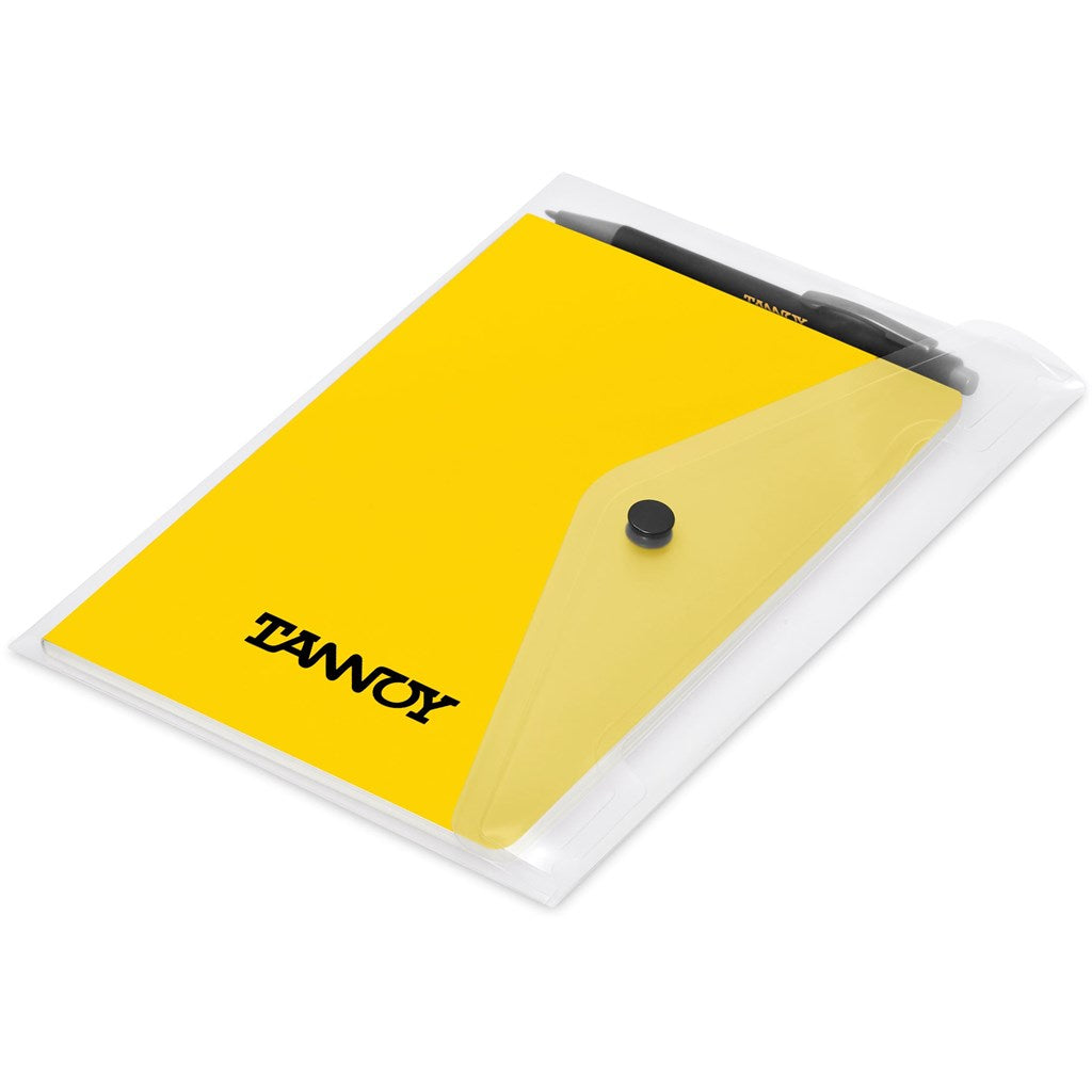 Altitude Yates Notebook & Pen Set in Yellow — Print Fast Express