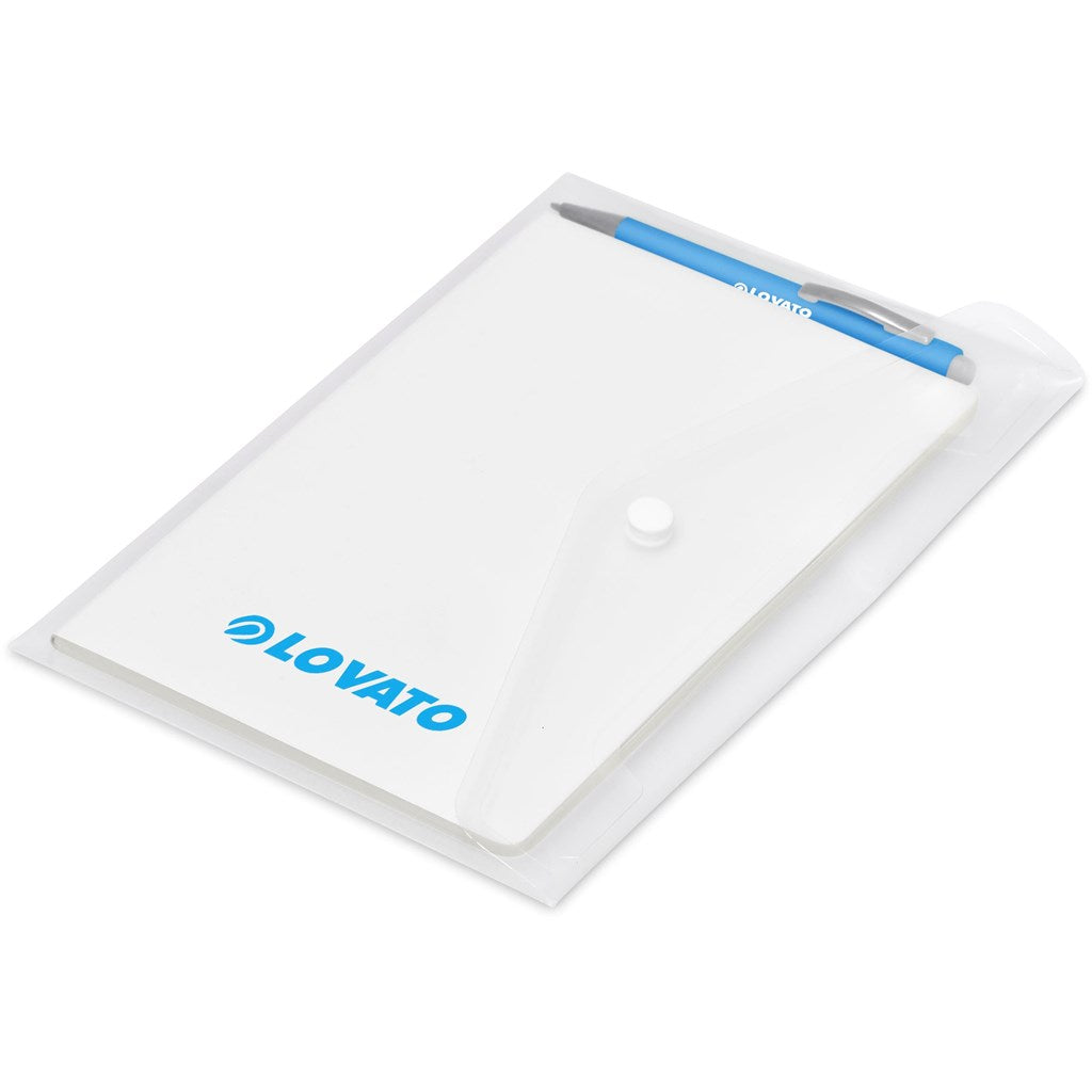 Altitude Nixon Notebook & Pen Set in Cyan — Print Fast Express