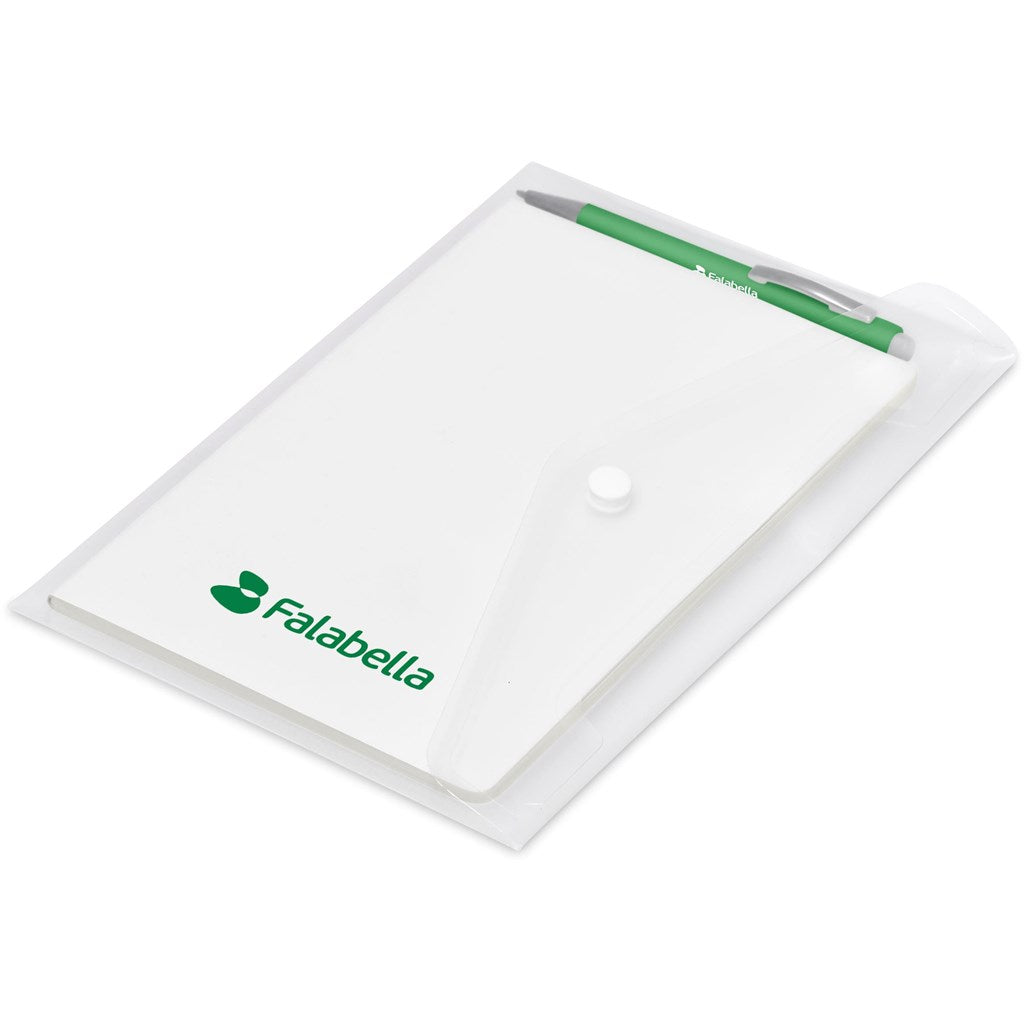 Altitude Nixon Notebook & Pen Set in Green — Print Fast Express