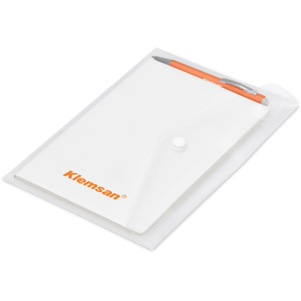 Altitude Nixon Notebook & Pen Set in Orange — Print Fast Express