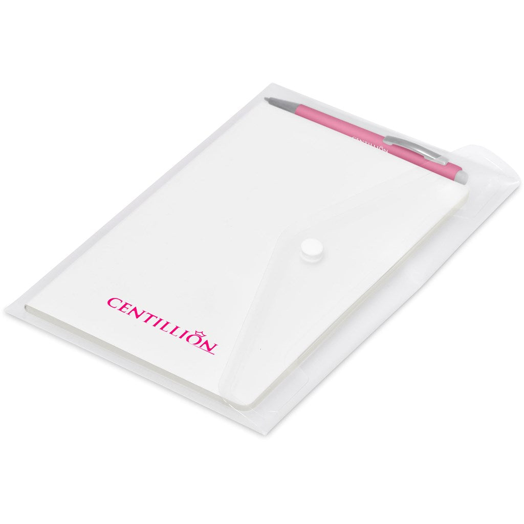 Altitude Nixon Notebook & Pen Set in Pink — Print Fast Express