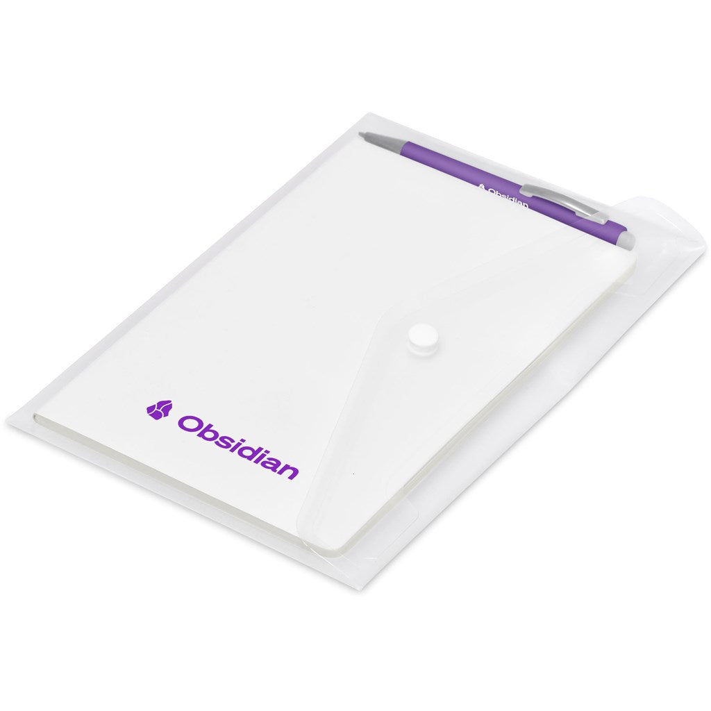 Altitude Nixon Notebook & Pen Set in Purple — Print Fast Express