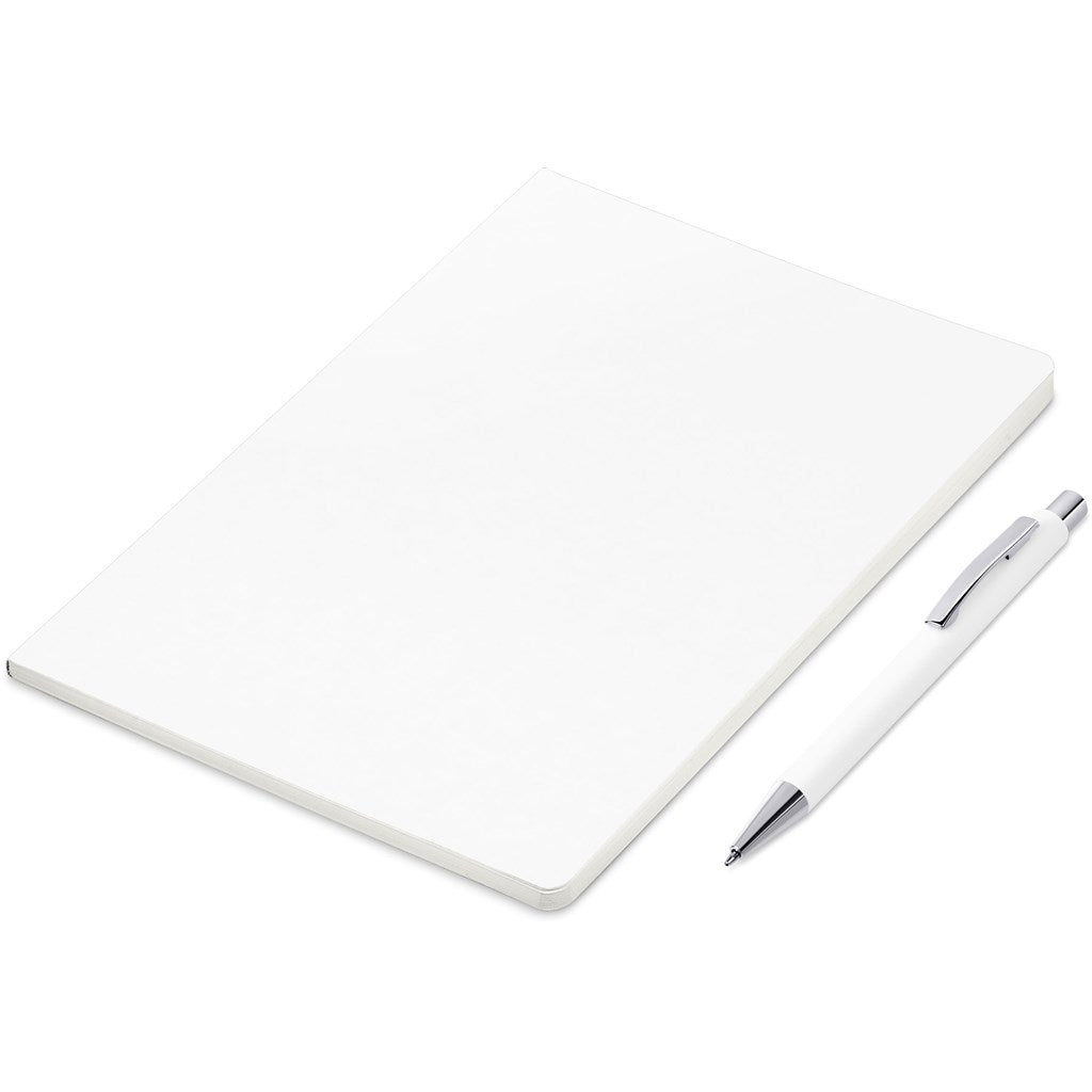 Altitude Nixon Notebook & Pen Set in Solid White - Print Fast Express
