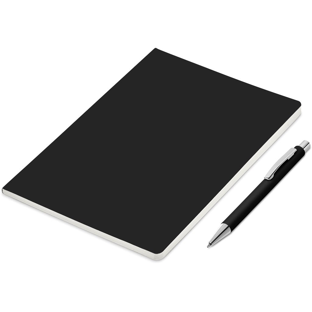 Altitude Perry Notebook & Pen Set in Black - Print Fast Express